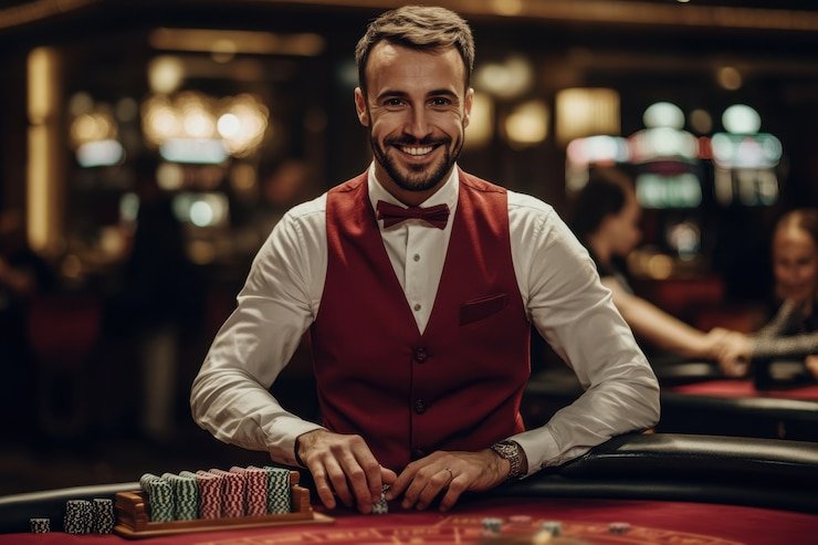 disco69 app interface showing live-dealer blackjack table on mobile screen